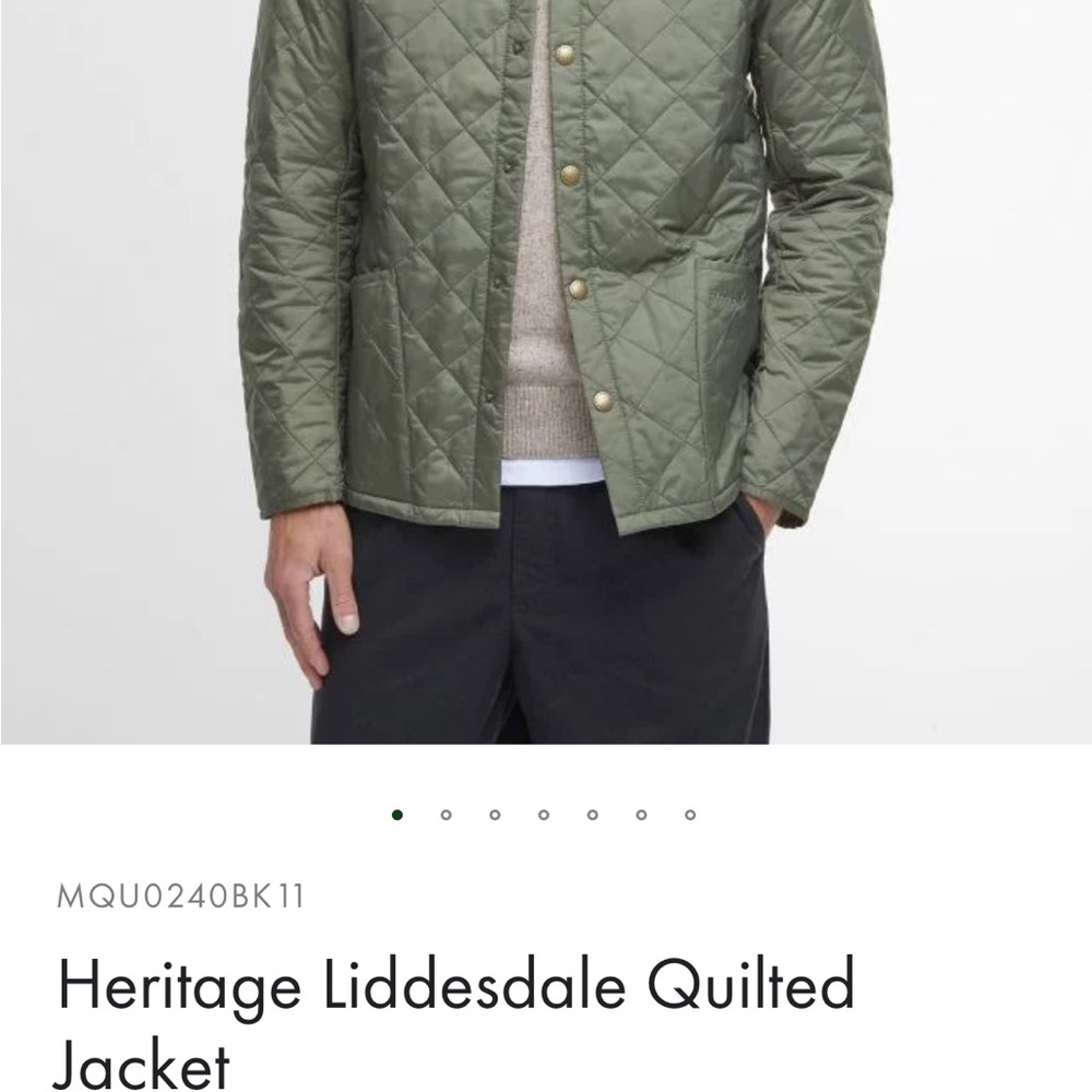 Barbour Green Quilted Jacket